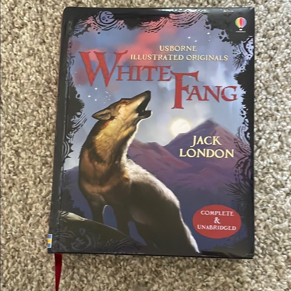 Usborne Illustrated Originals White Fang Book
